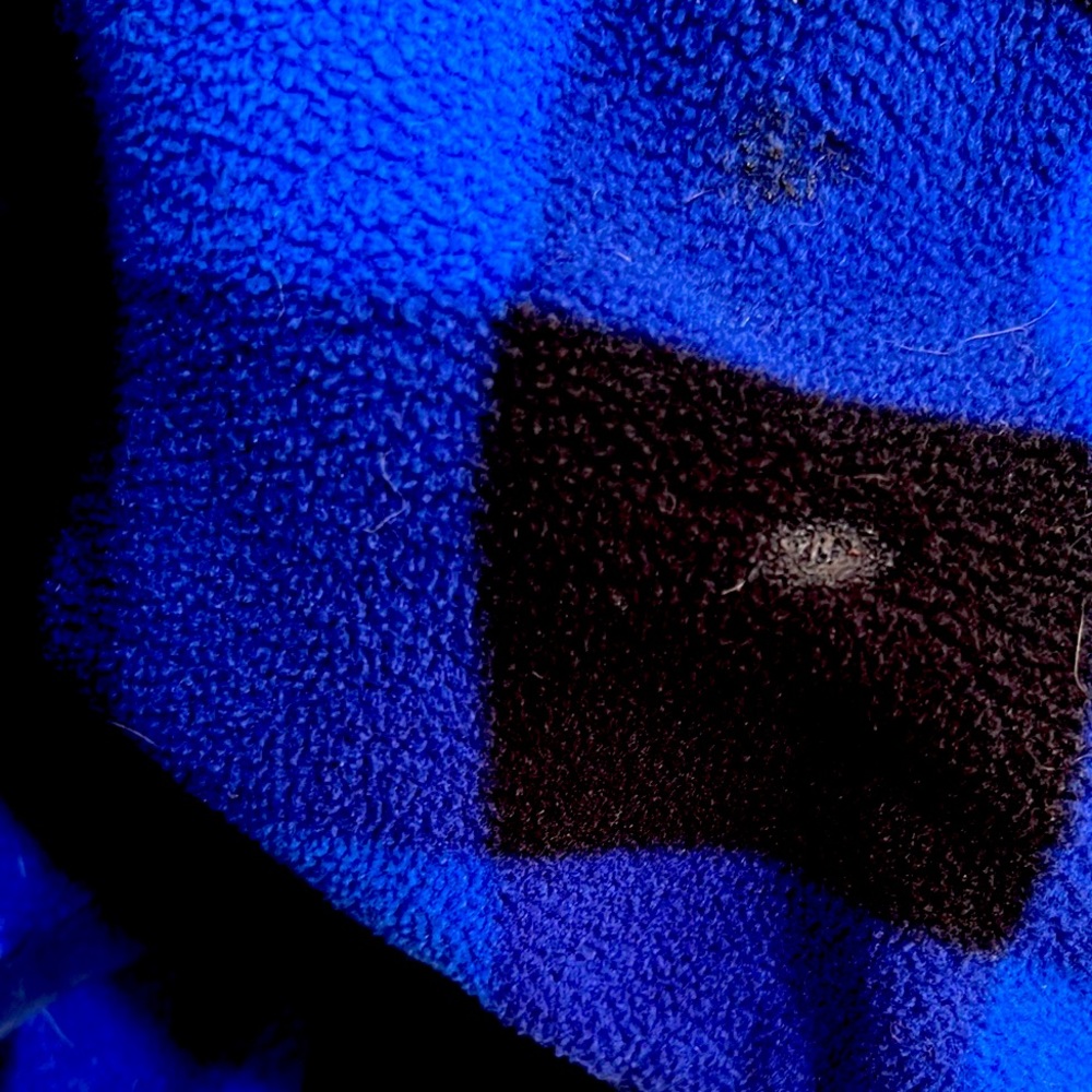 Patagonia Printed Synchilla Snap-T, Fuzzy Plaid: Andes Blue Buffalo Blue 🦬2014 - Picture 7 of 7